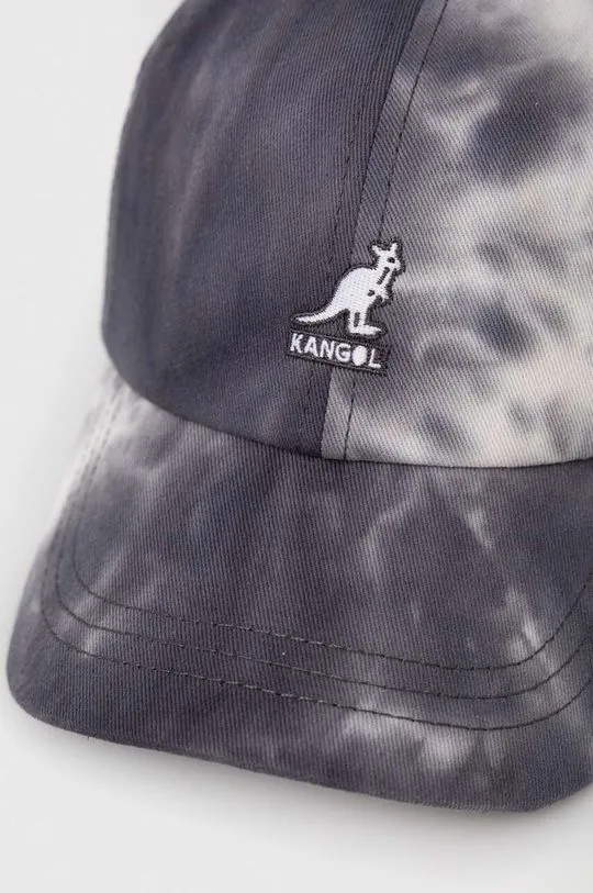 Kangol cotton baseball cap gray color