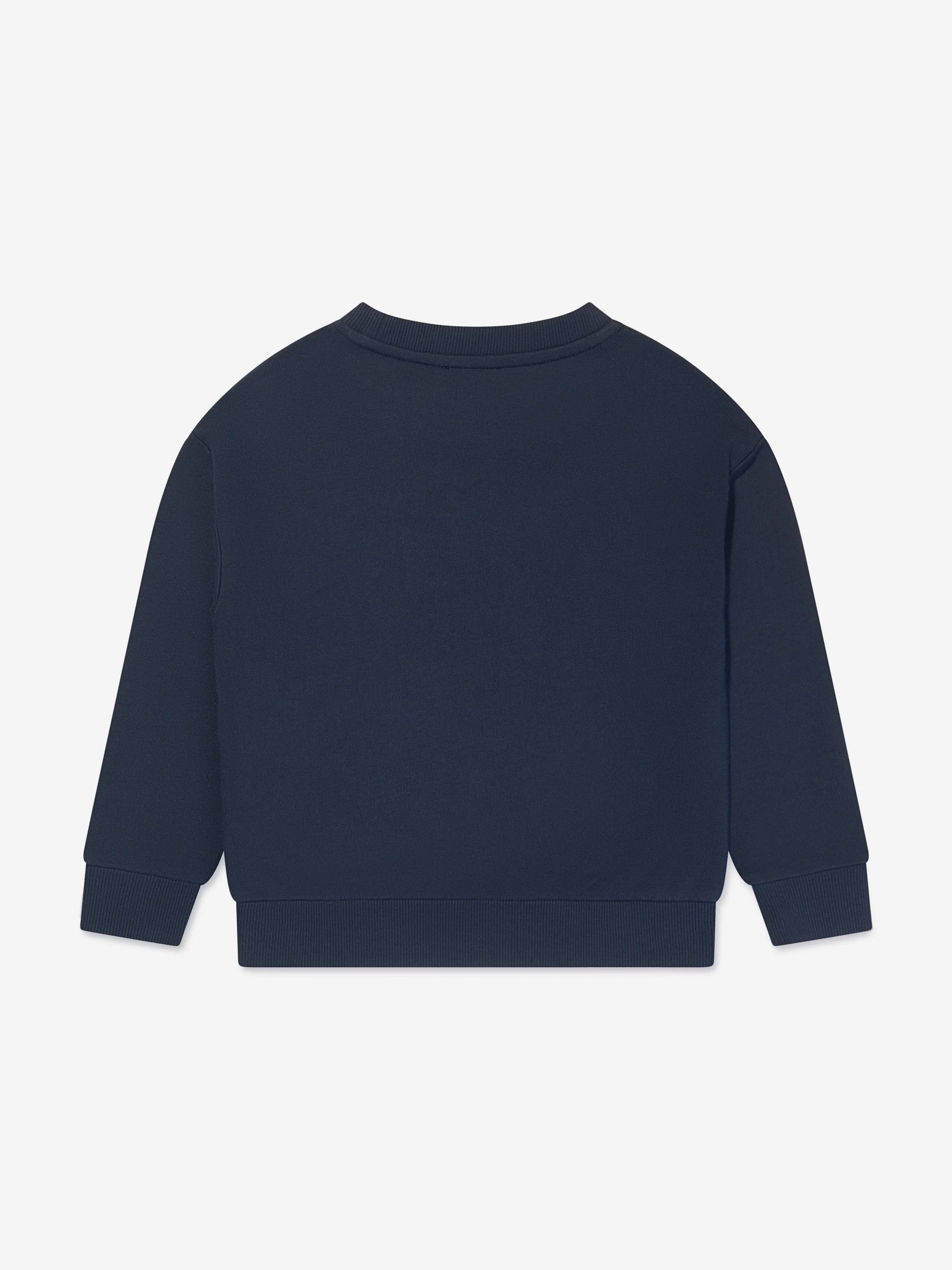 KENZO KIDS - Boys Embroidered Logo Sweatshirt in Navy | Childsplay Clothing