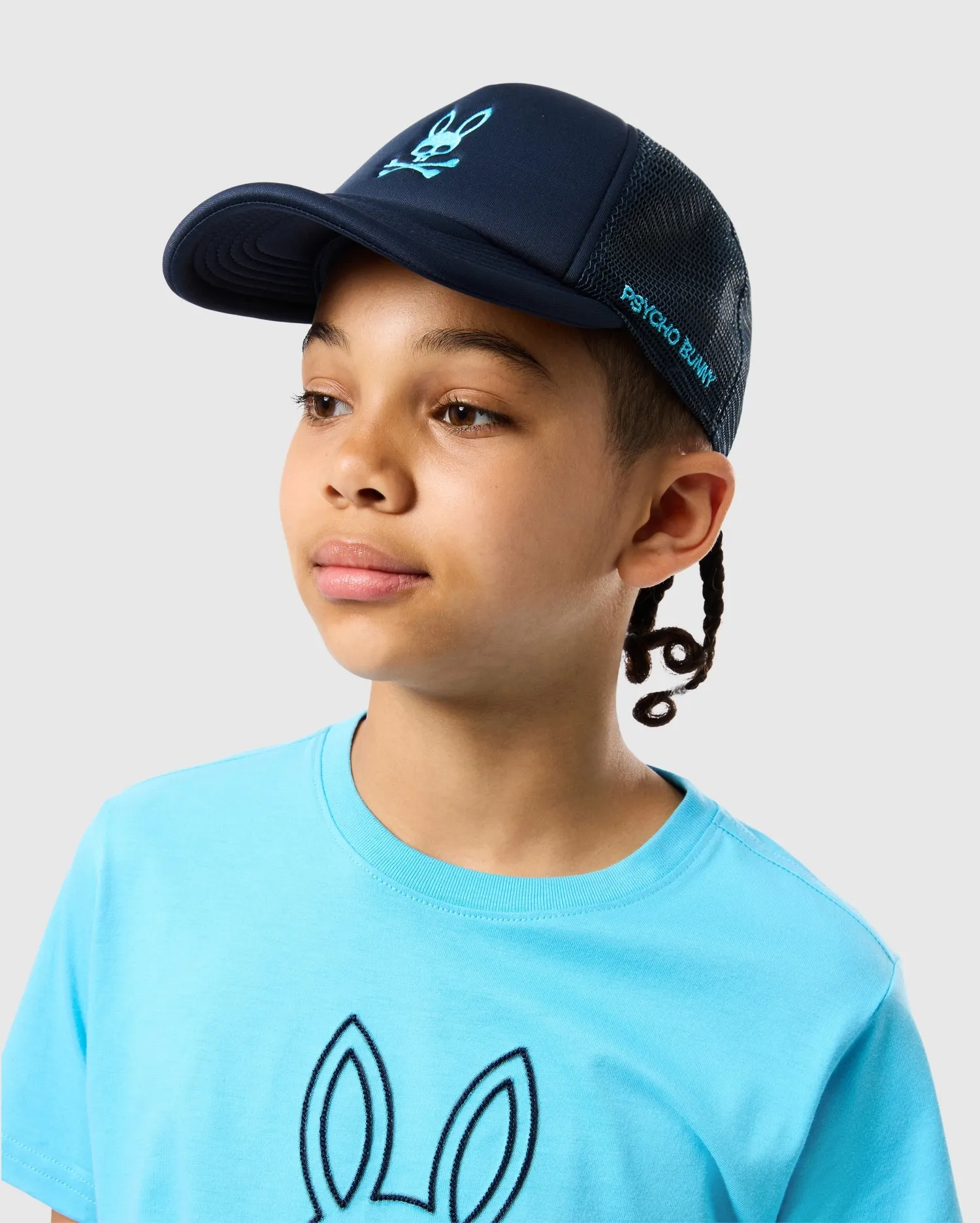 KIDS PARIS TRUCKER CAP - B0A591C200