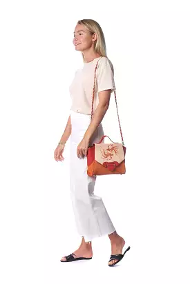 Koi Small Orange Satchel