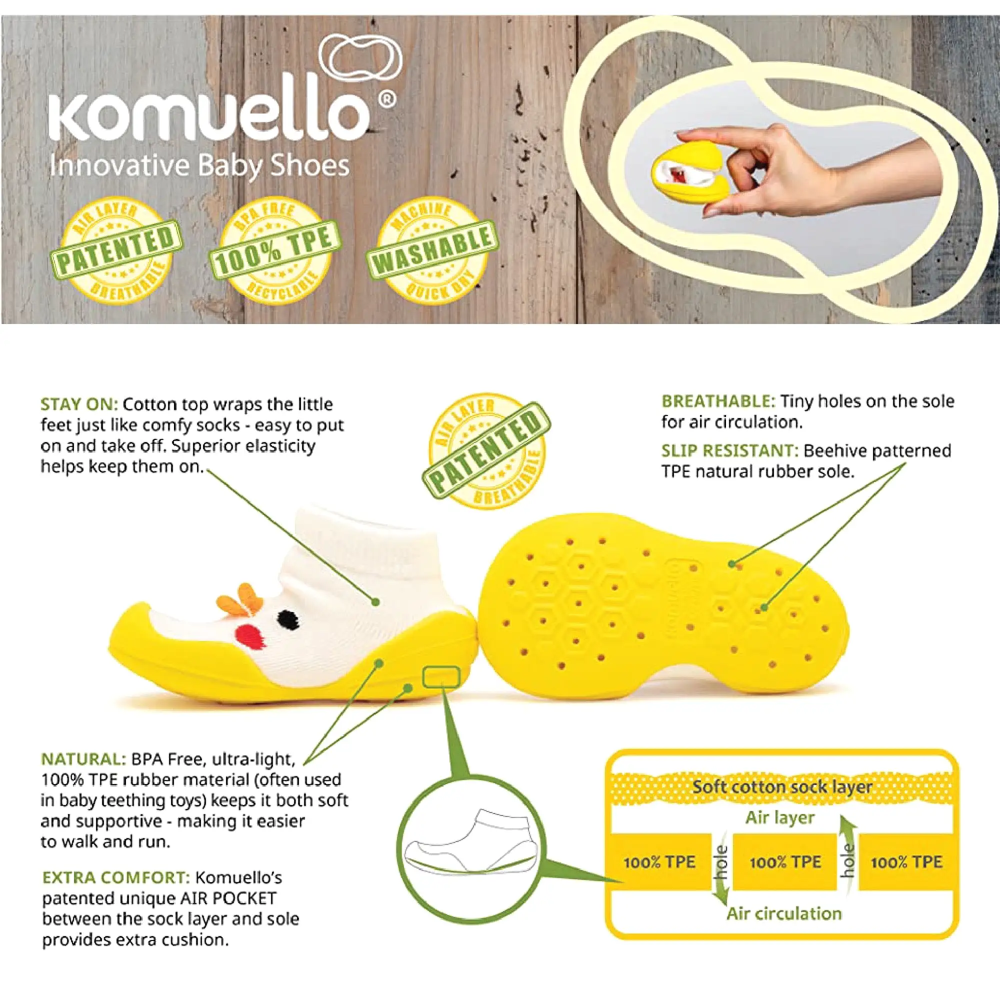 Komuello Baby Shoes - Baby Seal