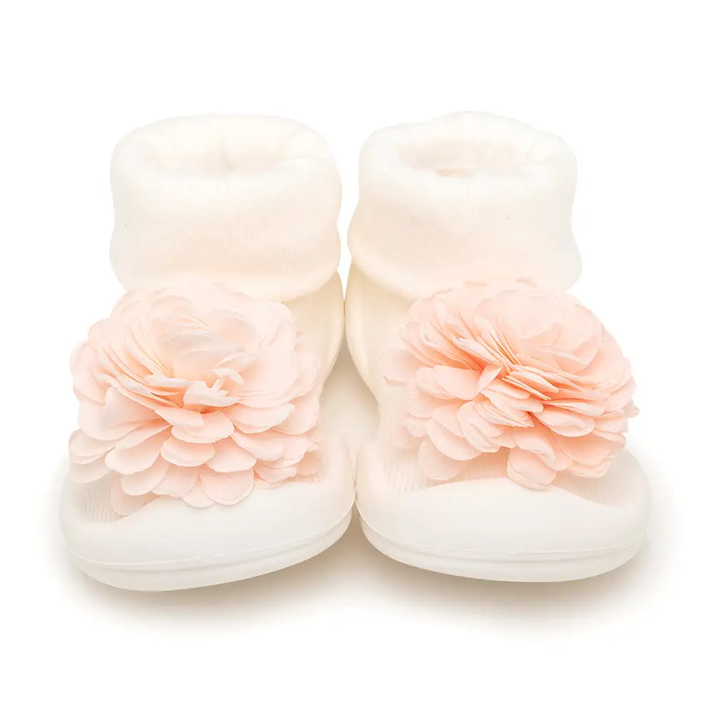 Komuello Baby Shoes - Corsage White