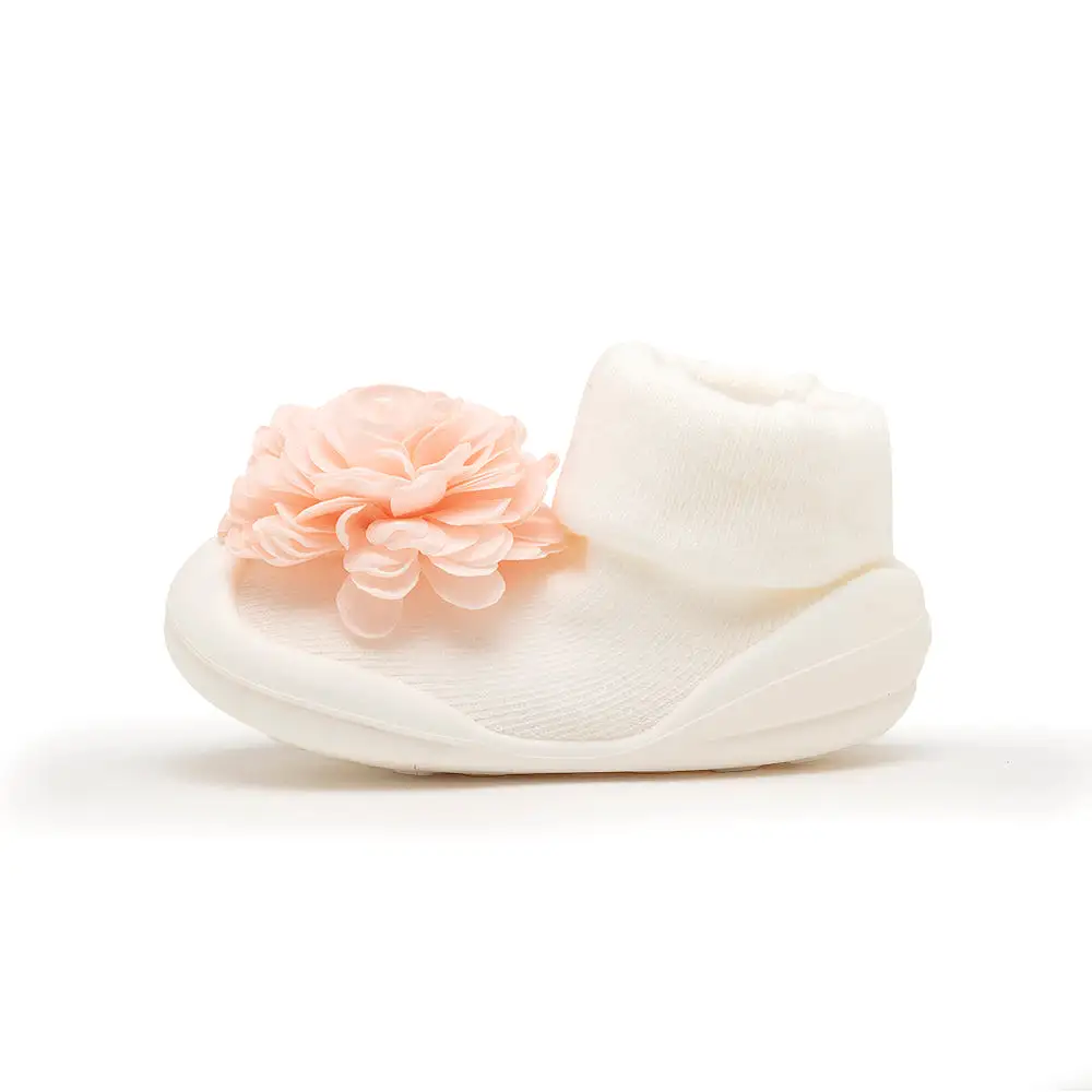 Komuello Baby Shoes - Corsage White