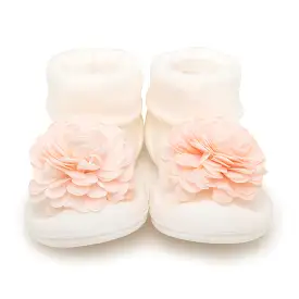 Komuello Baby Shoes - Corsage White