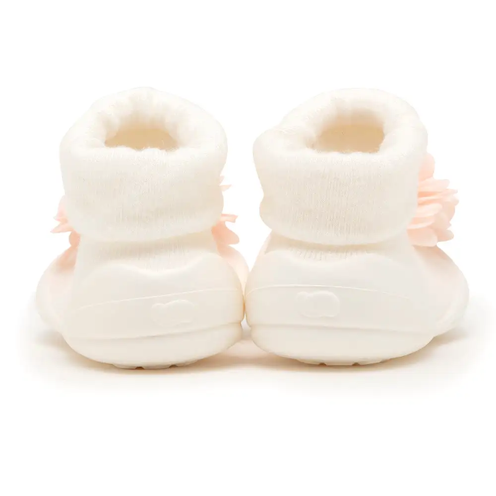 Komuello Baby Shoes - Corsage White