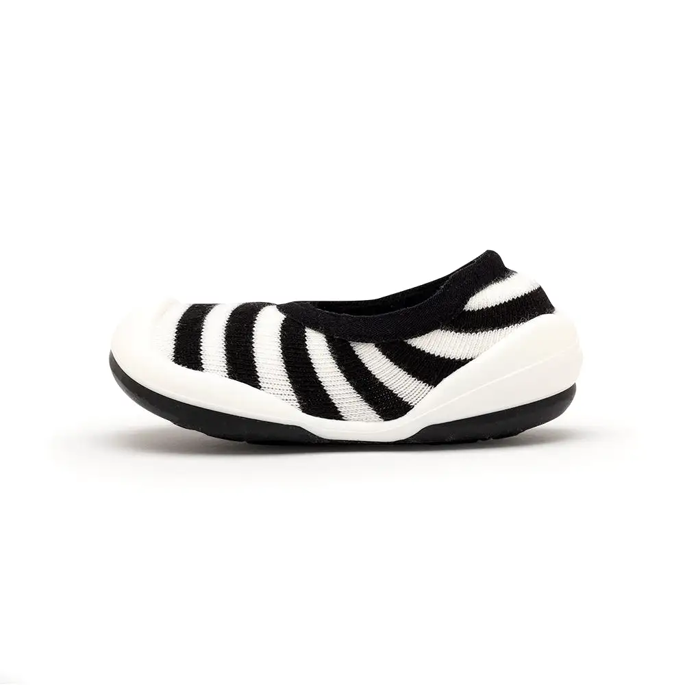 Komuello Baby Shoes - Flat - Black Stripe