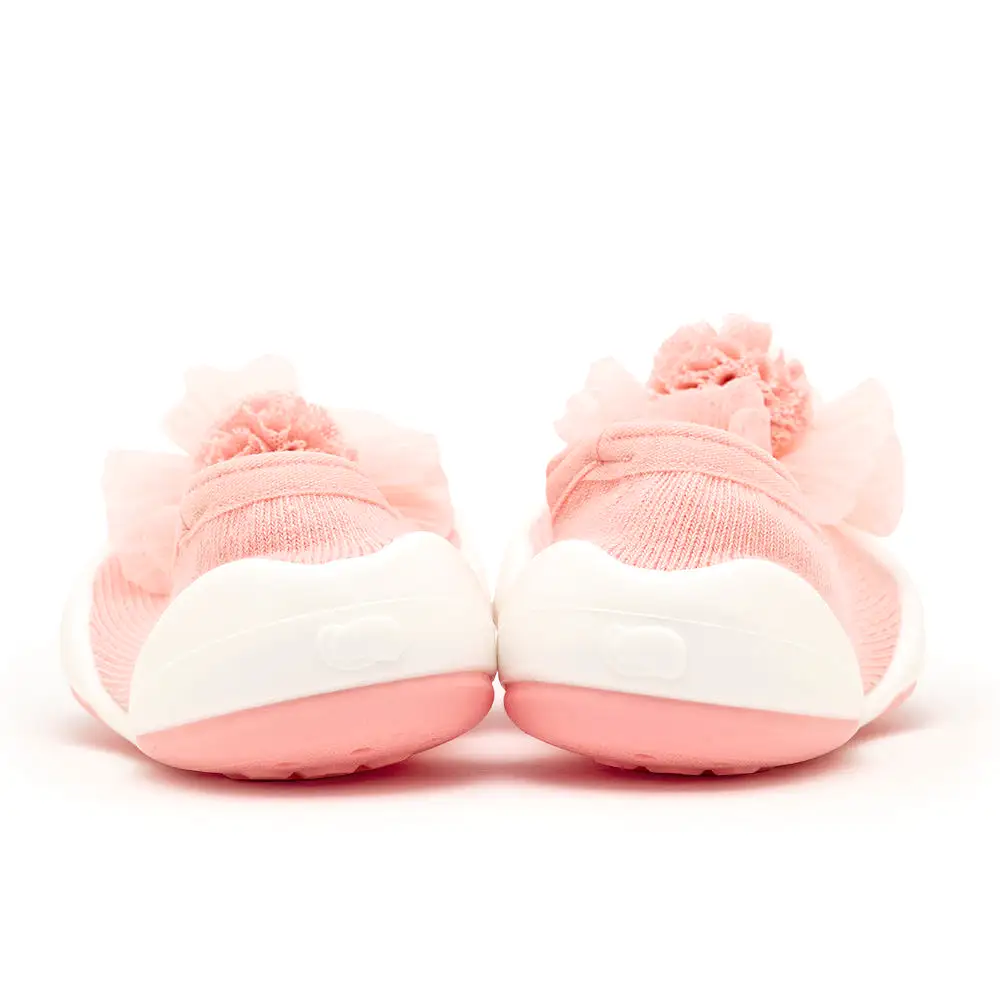 Komuello Baby Shoes - Flat - Pompom Flower