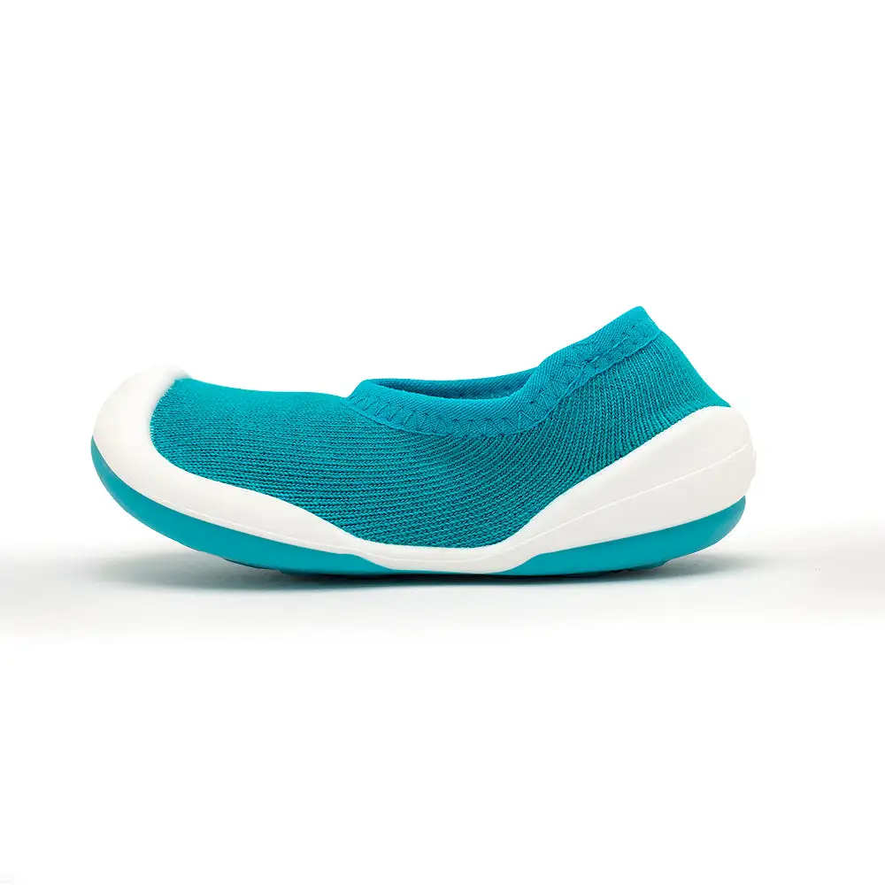 Komuello Baby Shoes - Flat - Teal Solid