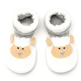 Komuello Baby Shoes - Little Lamb - Heather Grey