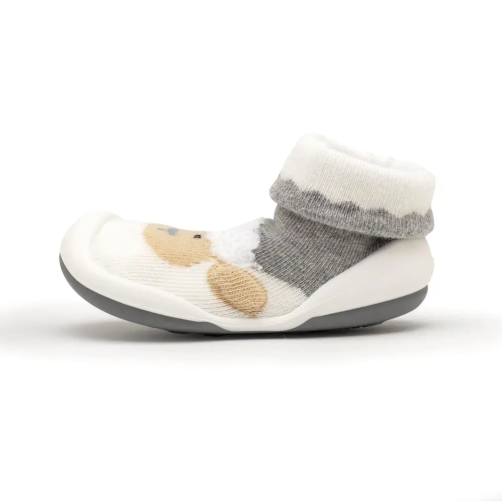 Komuello Baby Shoes - Little Lamb - Heather Grey