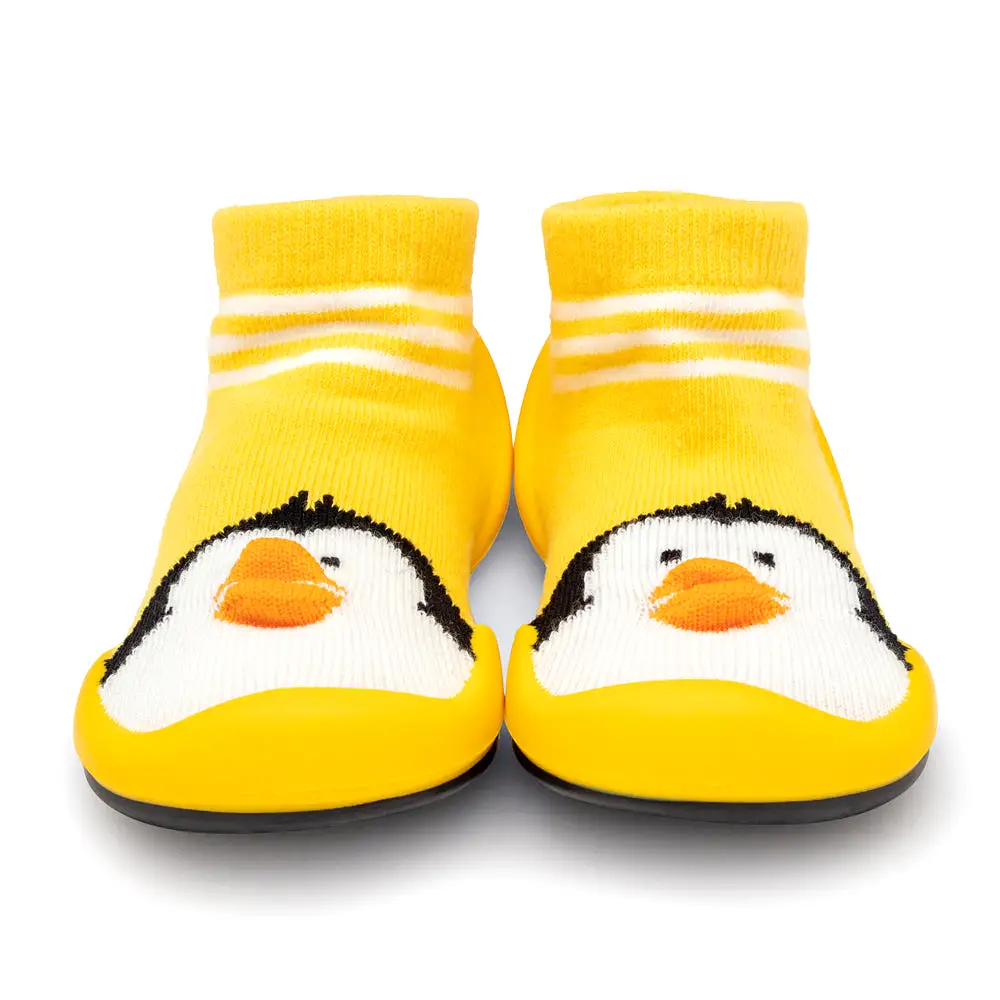 Komuello Baby Shoes - Penguin-Yellow