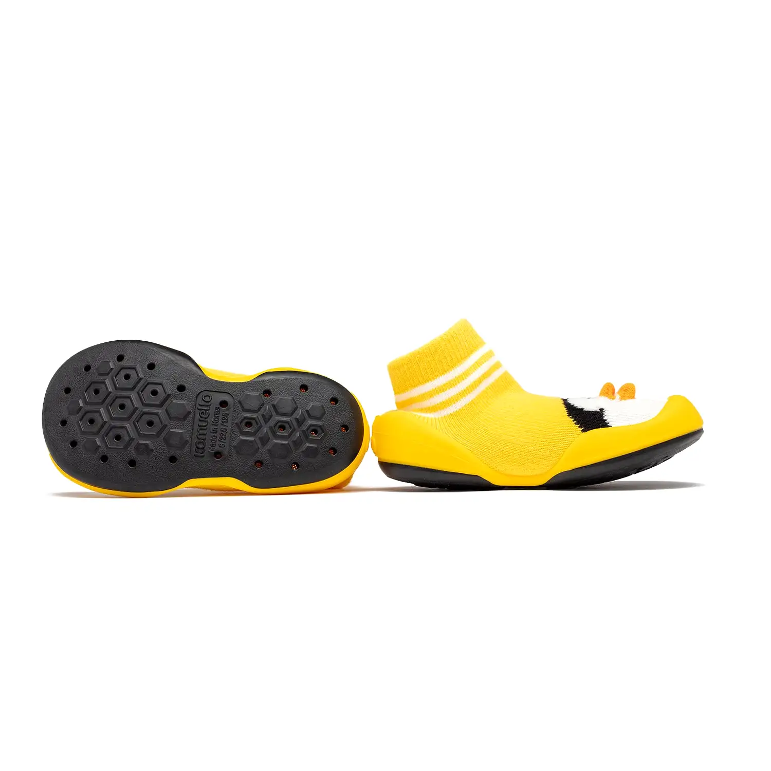 Komuello Baby Shoes - Penguin-Yellow