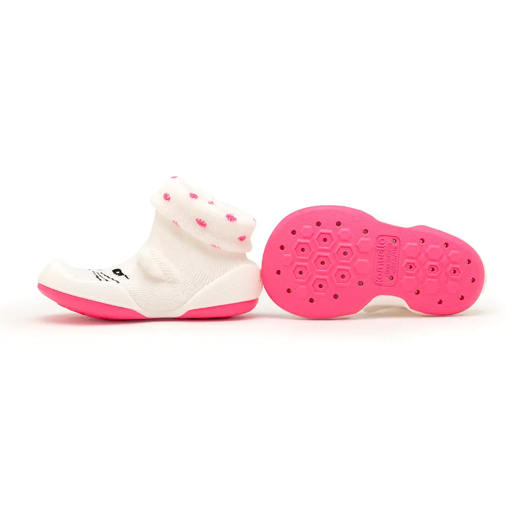 Komuello Baby Shoes - Pink Cats