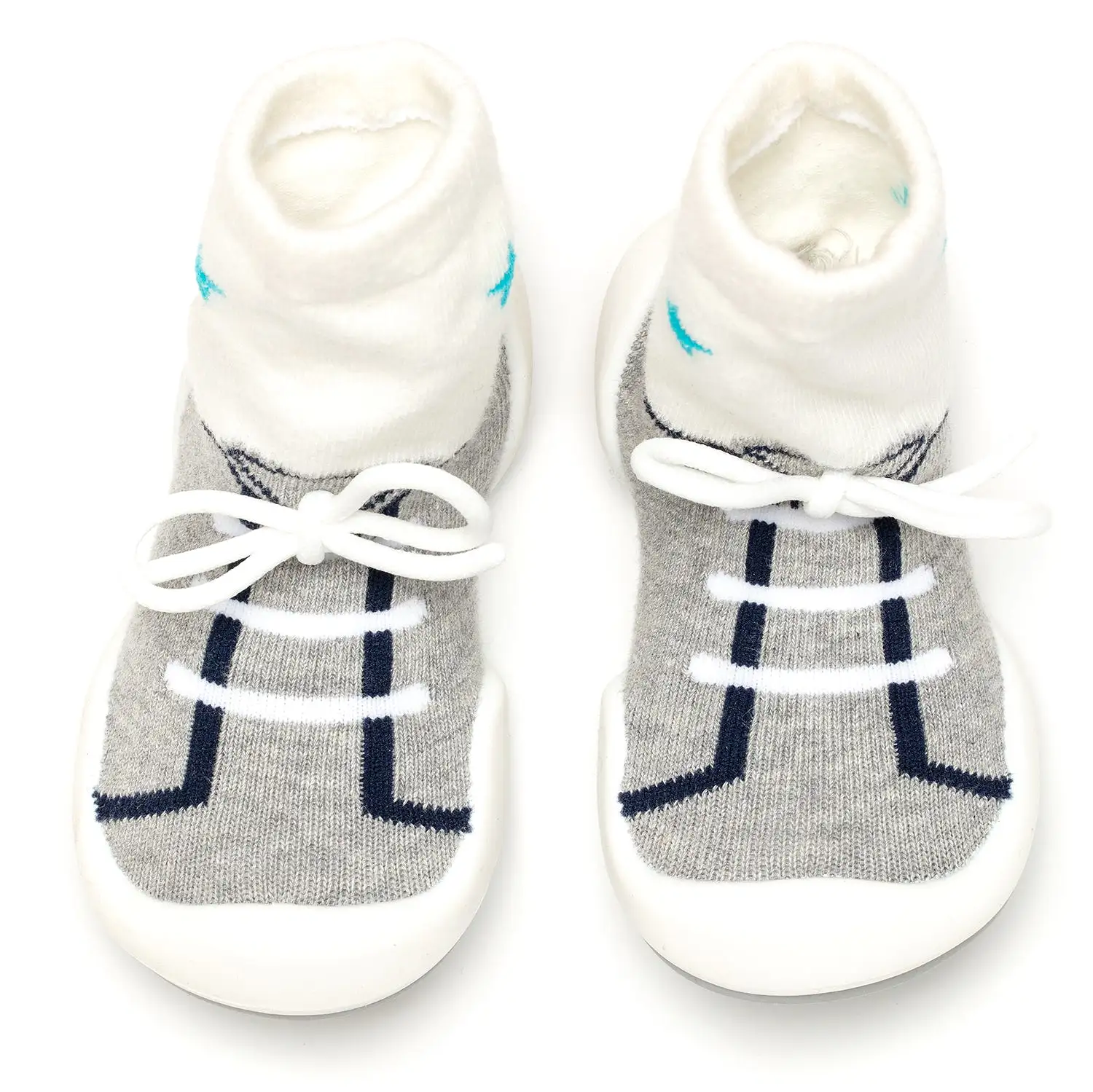 Komuello Baby Shoes - String - Grey