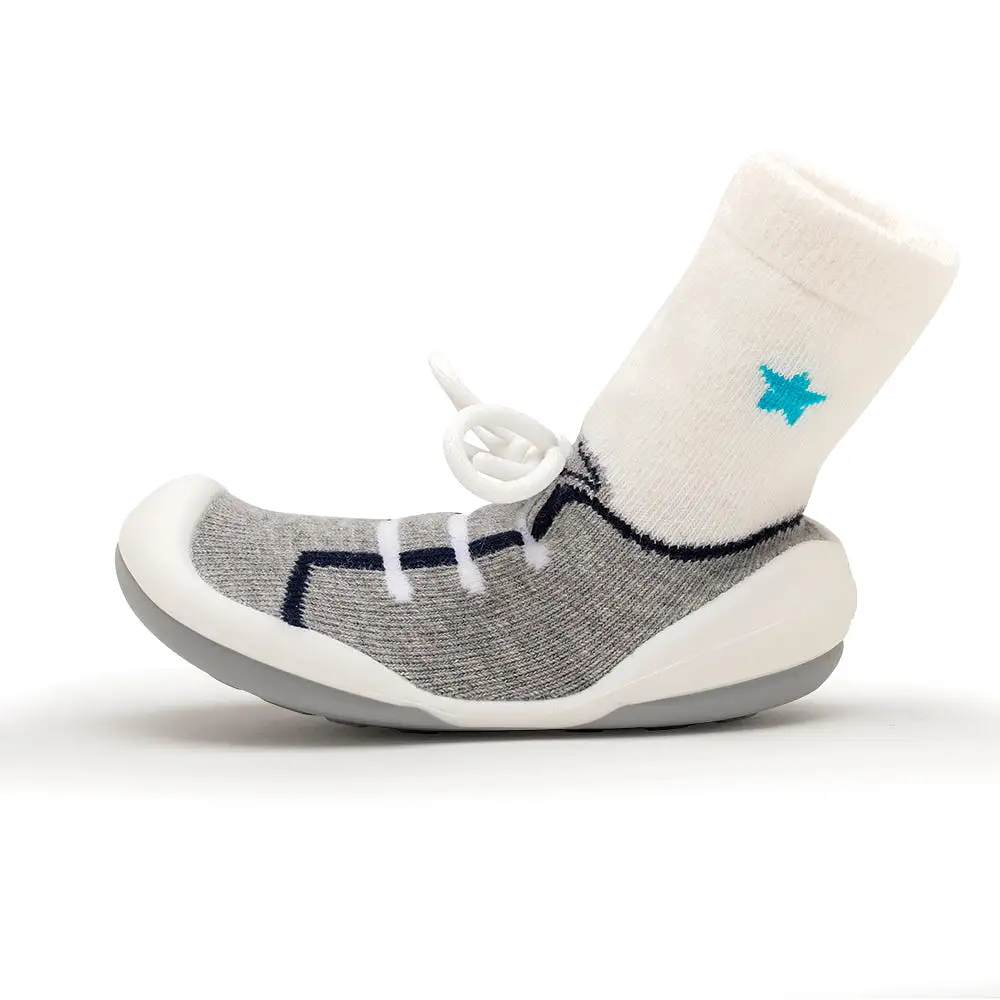 Komuello Baby Shoes - String - Grey