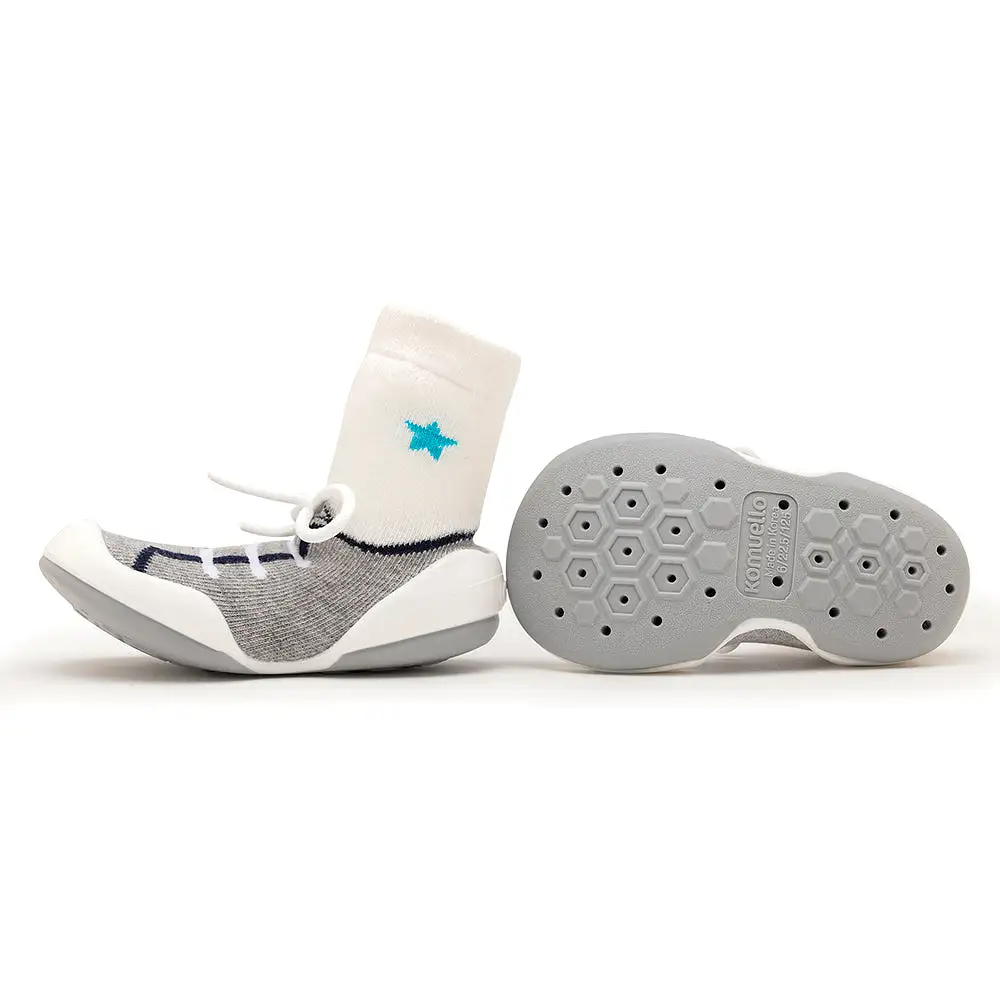 Komuello Baby Shoes - String - Grey