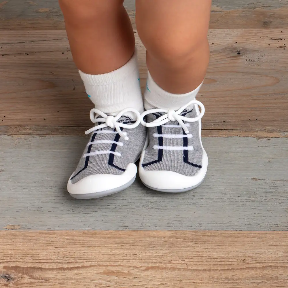 Komuello Baby Shoes - String - Grey