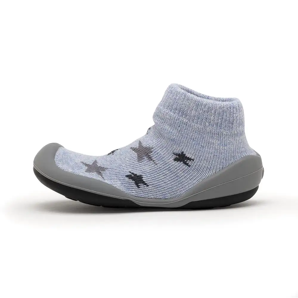 Komuello Baby Shoes - Twinkle Twinkle - Heather Blue