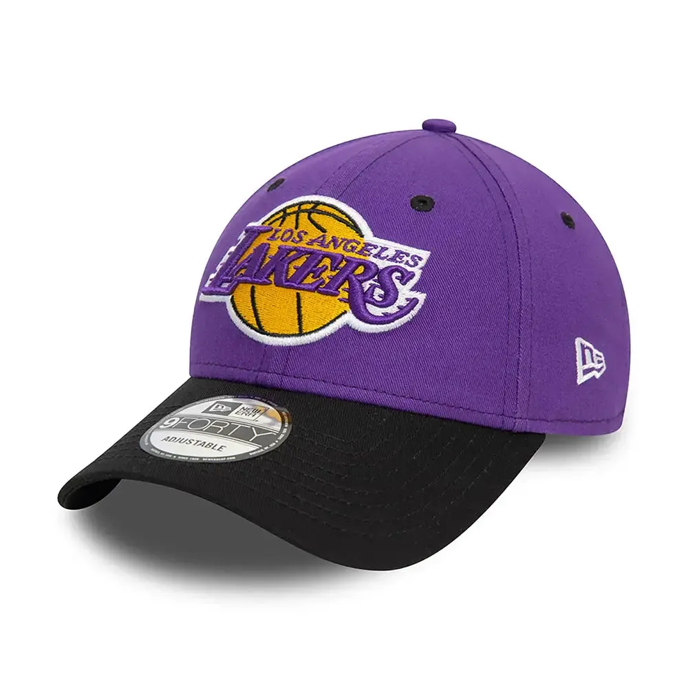 La Lakers Nba Side Patch Purple 9Forty Adjustable Cap