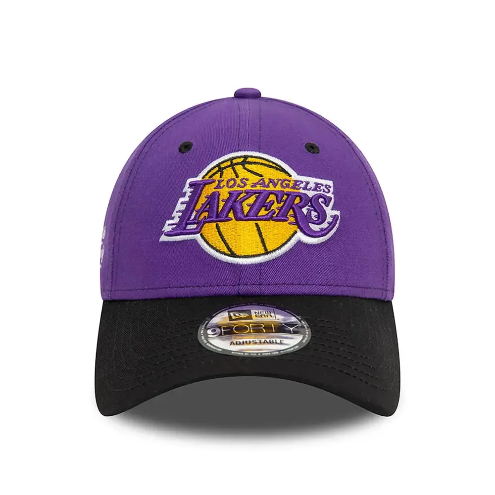 La Lakers Nba Side Patch Purple 9Forty Adjustable Cap