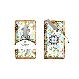 Le Cadeaux Butter Dish & Spreader Set