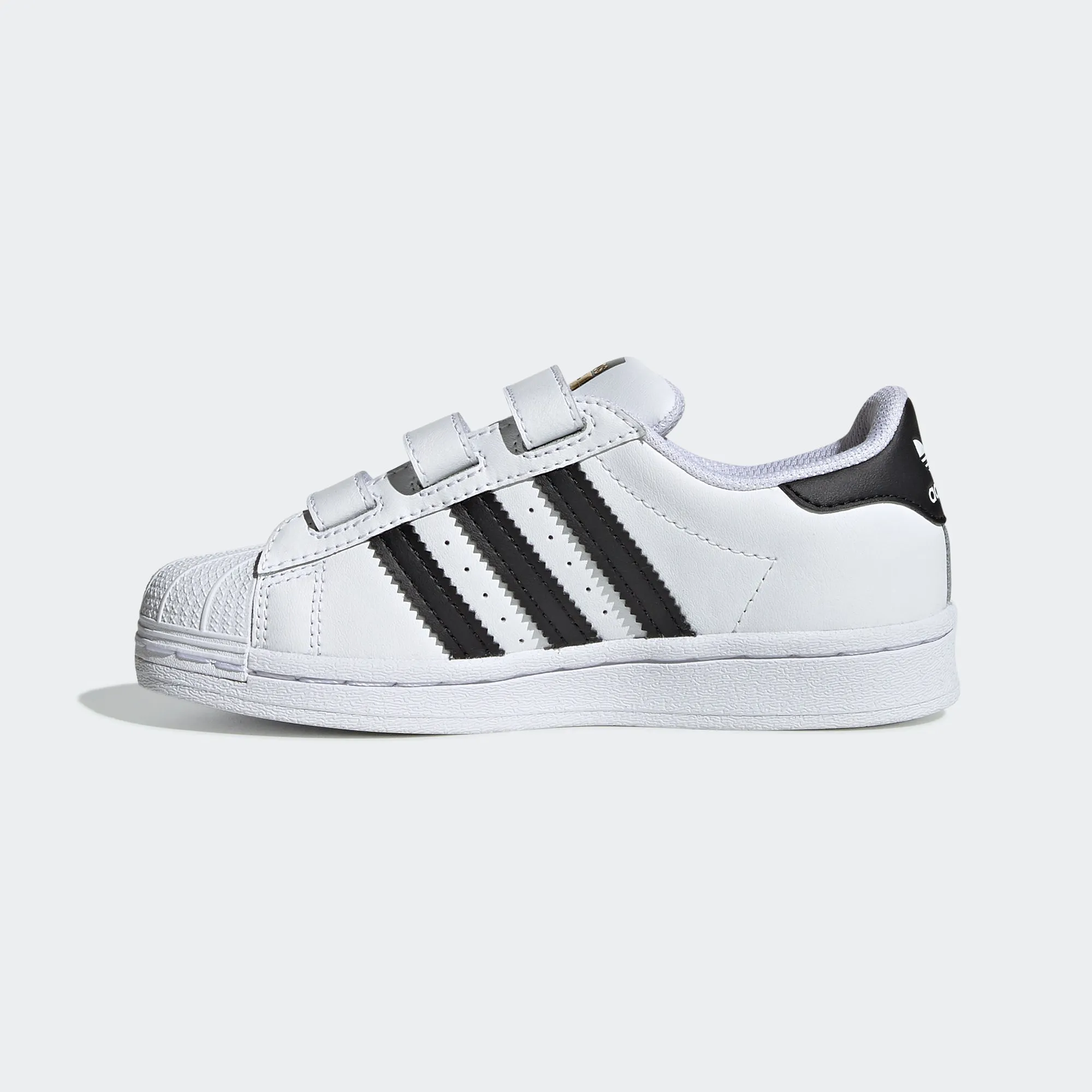 Little Kids adidas Originals Superstar Velcro Shoes White