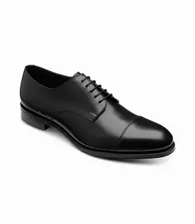 LOAKE - Petergate Premium Toe Cap Shoe - Carbon Black