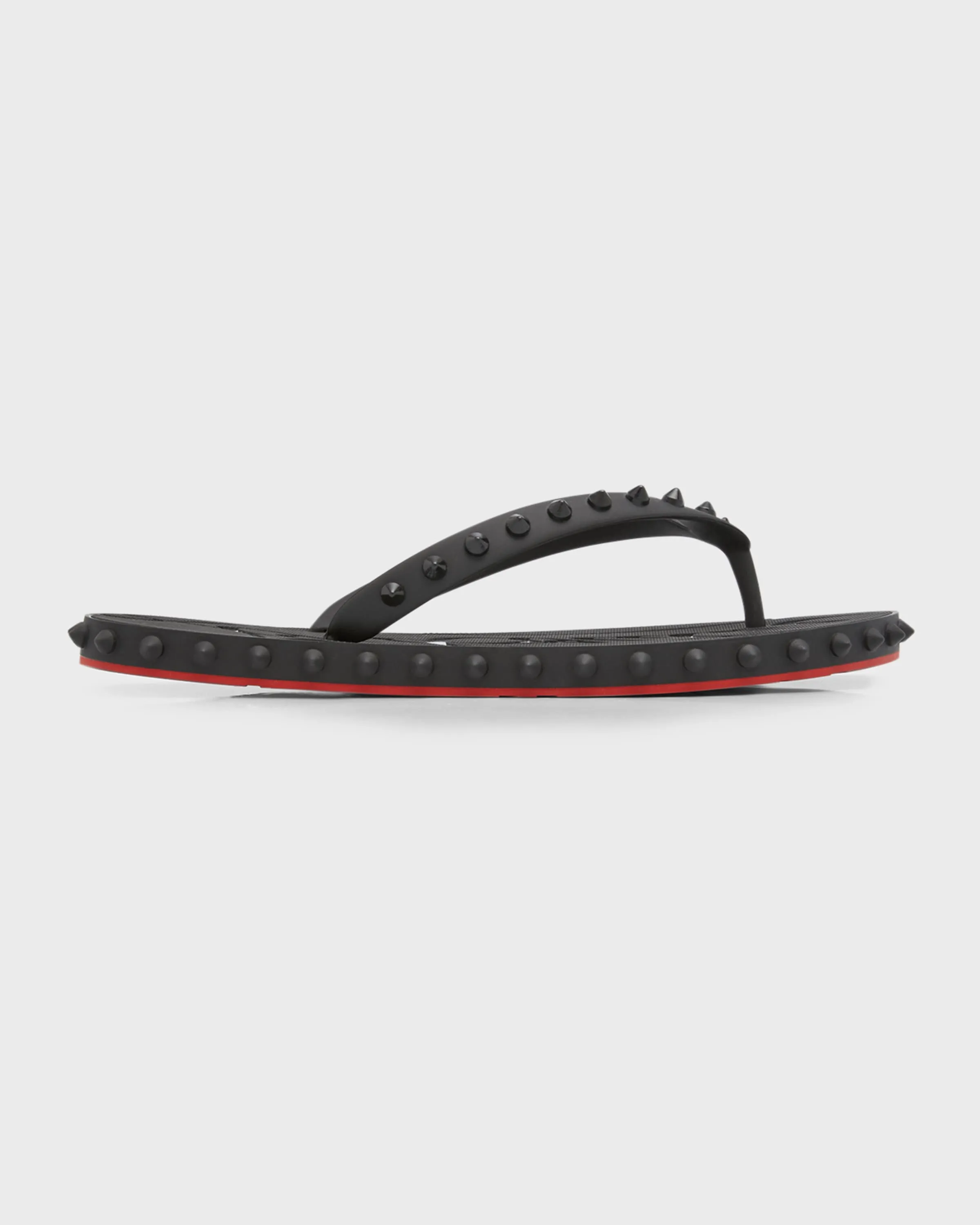 Loubi Donna Spike Red Sole Flip Flops