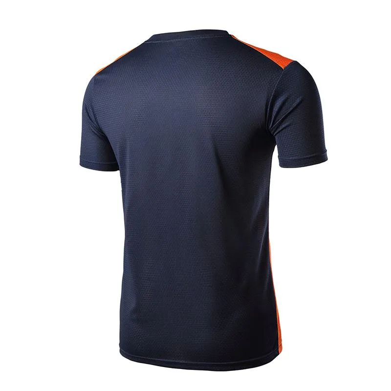 Men's Basketball Soccer Fitness Running Quick Dry Short Sleeve T-Shirt