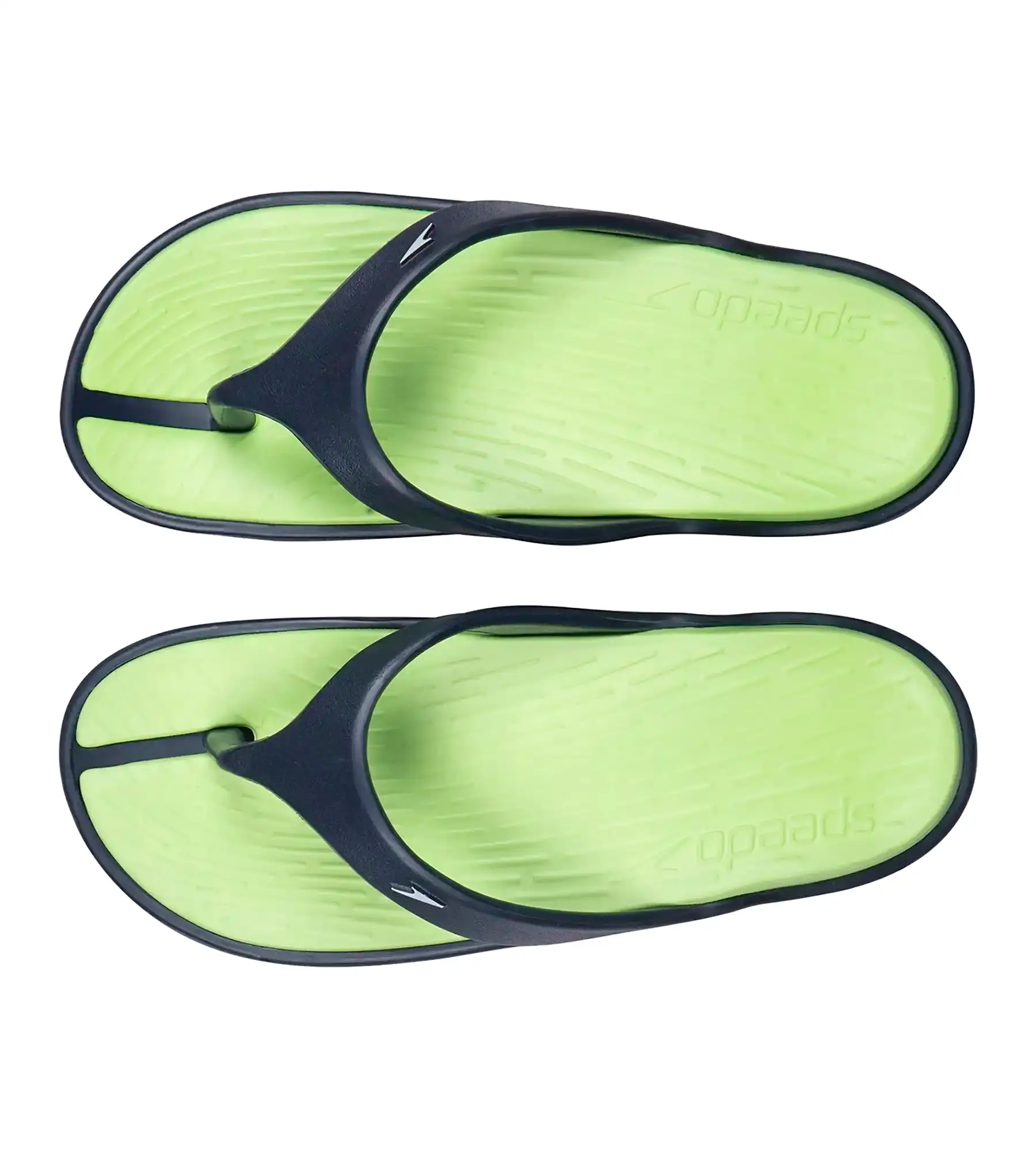 Men's Dual Colour Flip Flops -  Bright Zest & Navy