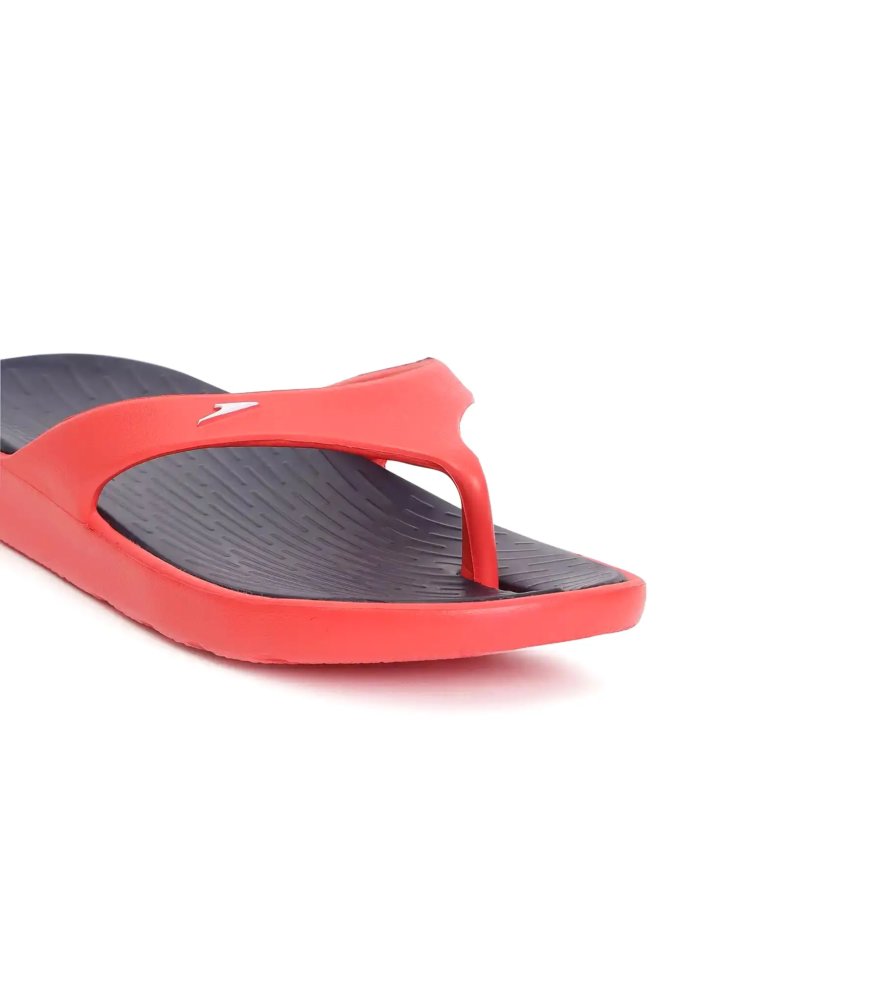 Men's Dual Colour Flip Flops -  True Navy & Fed Red