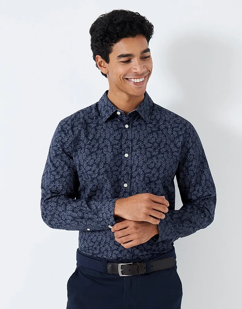 Men's Jenson Classic Fit Print Shirt from Crew Clothing Company