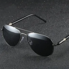 Men's Vintage Polarized Double Bridge Outdoor Driving Sunglasses