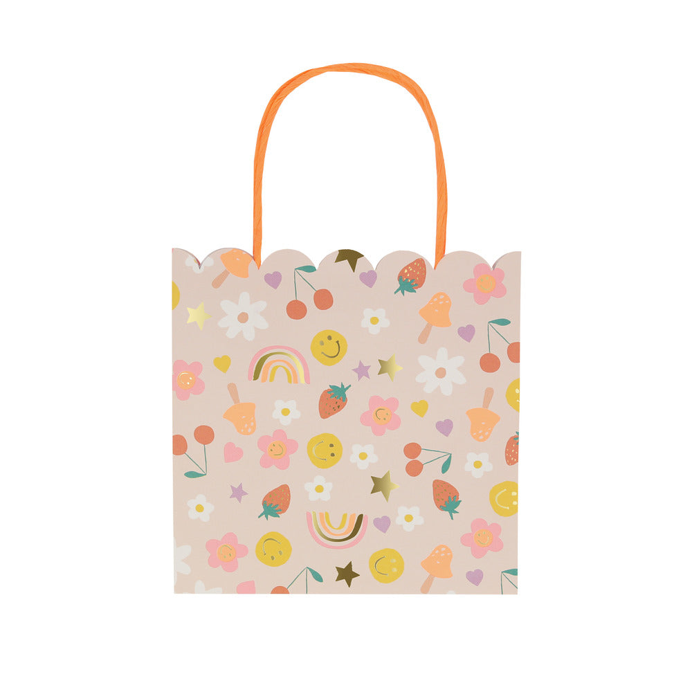 Meri Meri Happy Face Icons Party Bags (Set of 8)