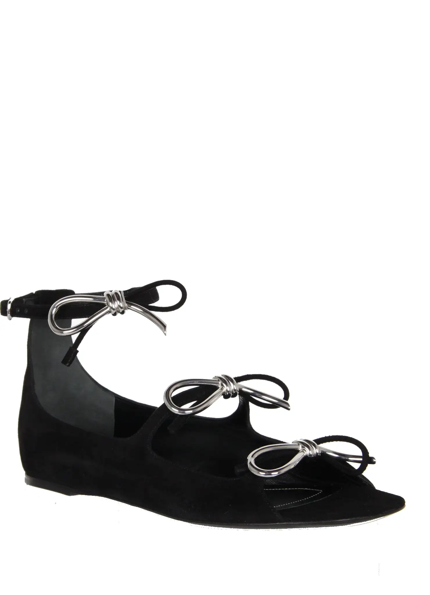 Metal Bow Flats, Black