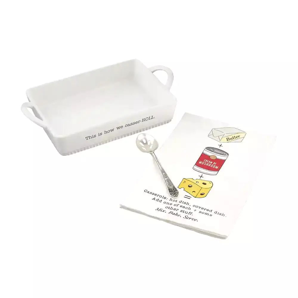 Mudpie Casserole Dish & Towel Set