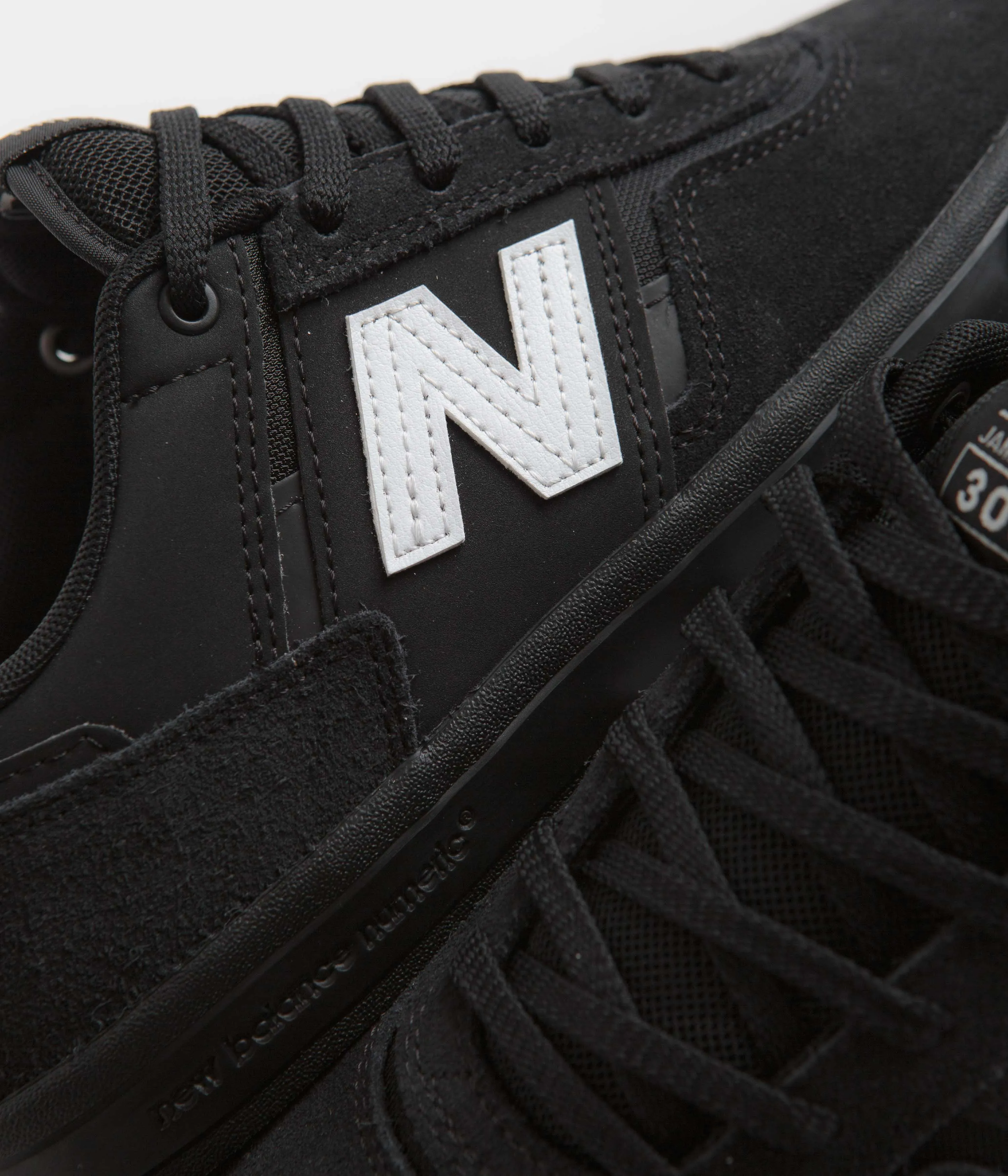 New Balance Numeric 306 Jamie Foy Shoes - Black / Black / White