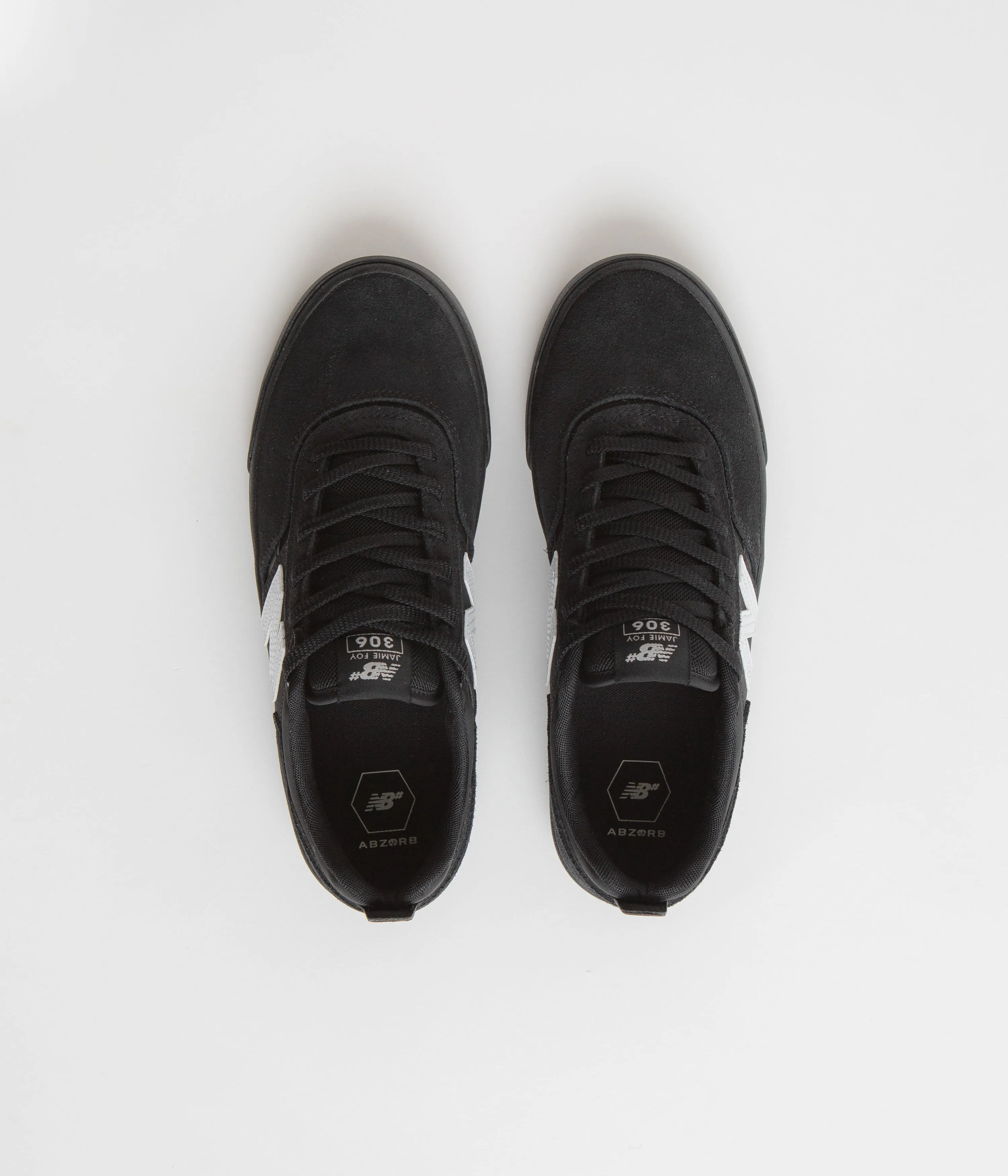 New Balance Numeric 306 Jamie Foy Shoes - Black / Black / White