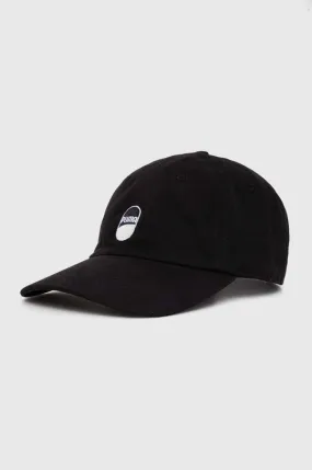 Puma cotton baseball cap Downtown Low Curve Cap black color 025312