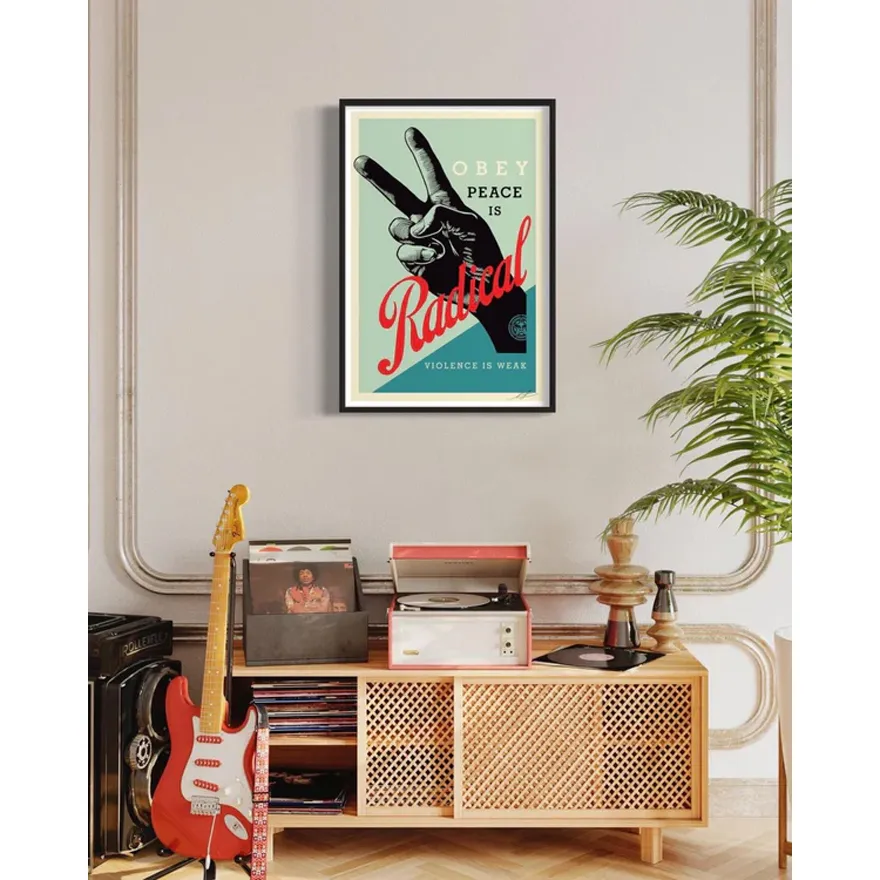 Radical Peace Signed Offset Print (24 x 36) | Obey Clothing UK