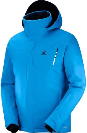 Salomon Ski Clothing Mens Icefrost Jacket Hawaiian Surf Blue