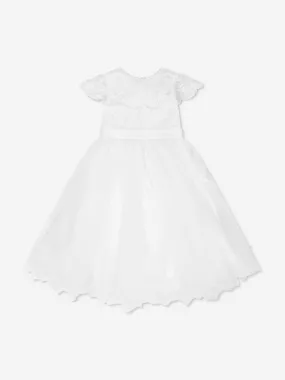 Sarah Louise - Girls Ceremonial Ballerina Length Dress in White | Childsplay Clothing