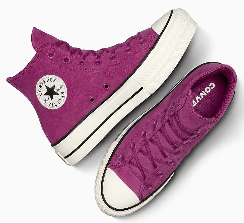 shoes Converse Chuck Taylor All Star Lift Platform Colorful Hi - A11143/Quantum Violet/Erget/Black - women´s