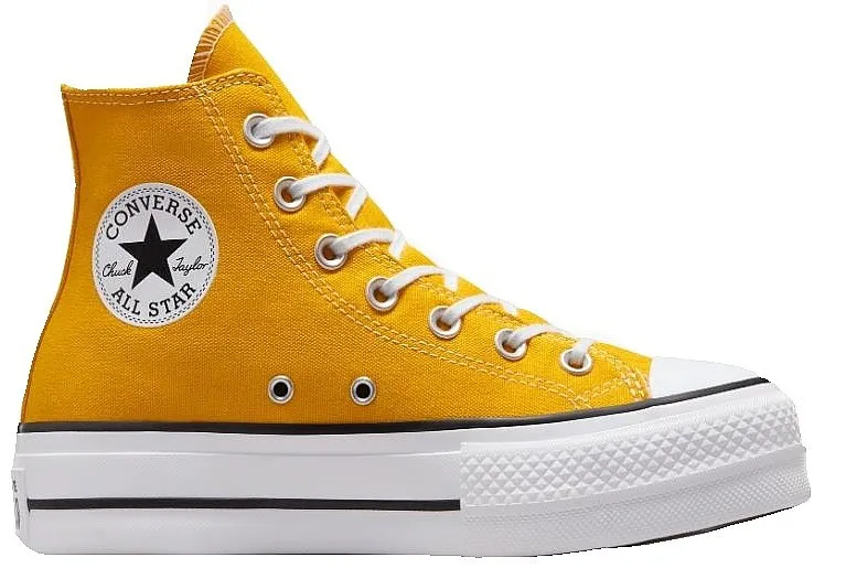 shoes Converse Chuck Taylor All Star Lift Platform Hi - A06506/Yellow/White/Black - women´s