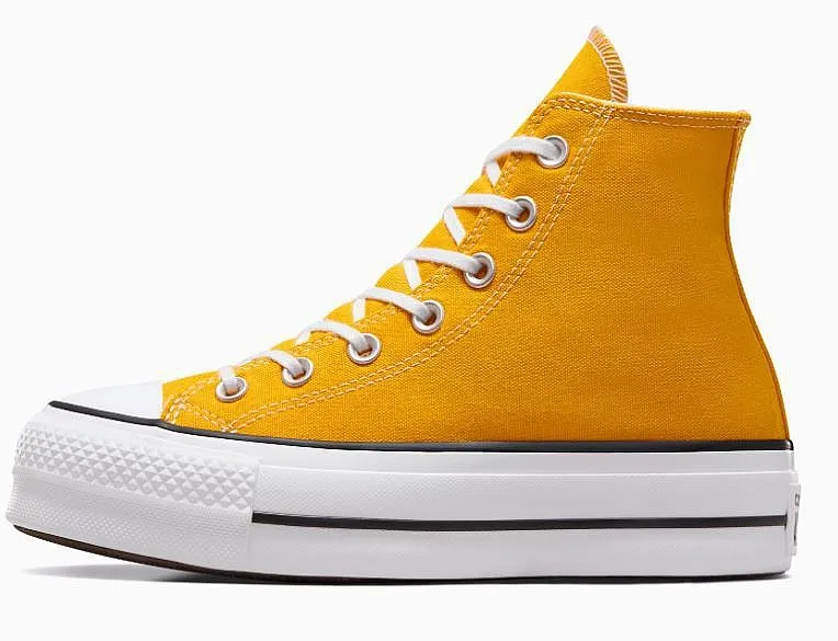 shoes Converse Chuck Taylor All Star Lift Platform Hi - A06506/Yellow/White/Black - women´s