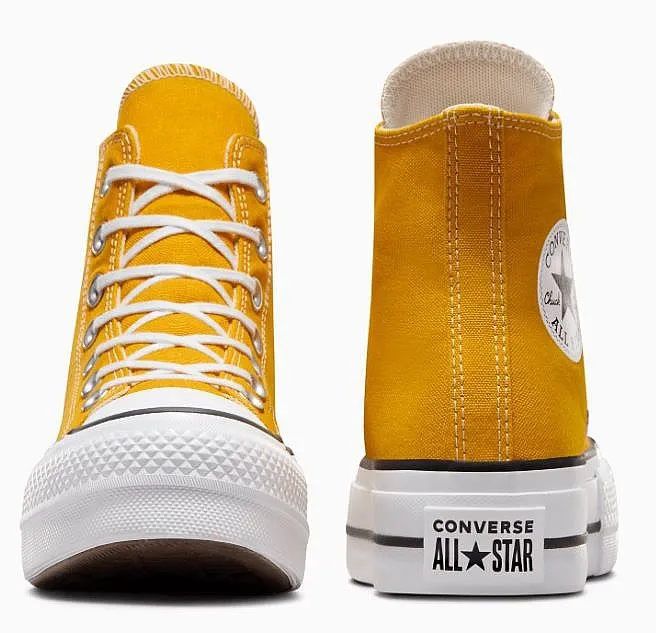 shoes Converse Chuck Taylor All Star Lift Platform Hi - A06506/Yellow/White/Black - women´s