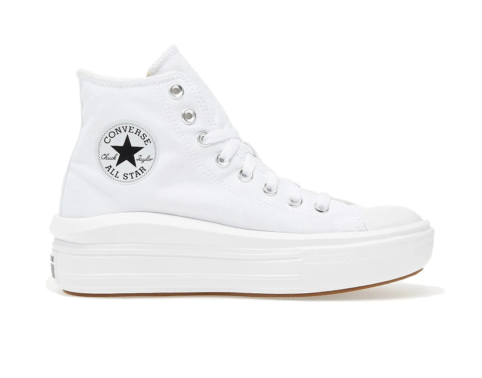 shoes Converse Chuck Taylor All Star Move Platform Hi - 568498/White/Natural Ivory/Black - women´s