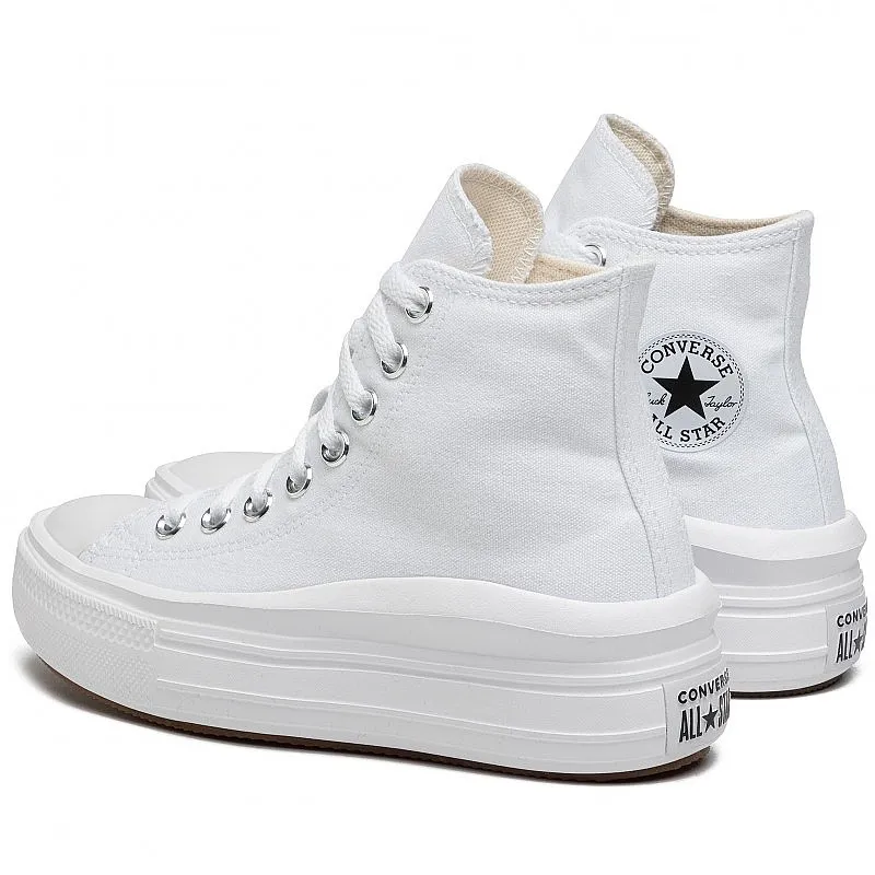 shoes Converse Chuck Taylor All Star Move Platform Hi - 568498/White/Natural Ivory/Black - women´s