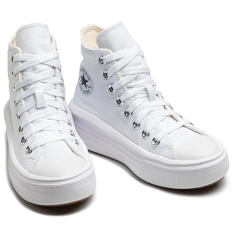 shoes Converse Chuck Taylor All Star Move Platform Hi - 568498/White/Natural Ivory/Black - women´s