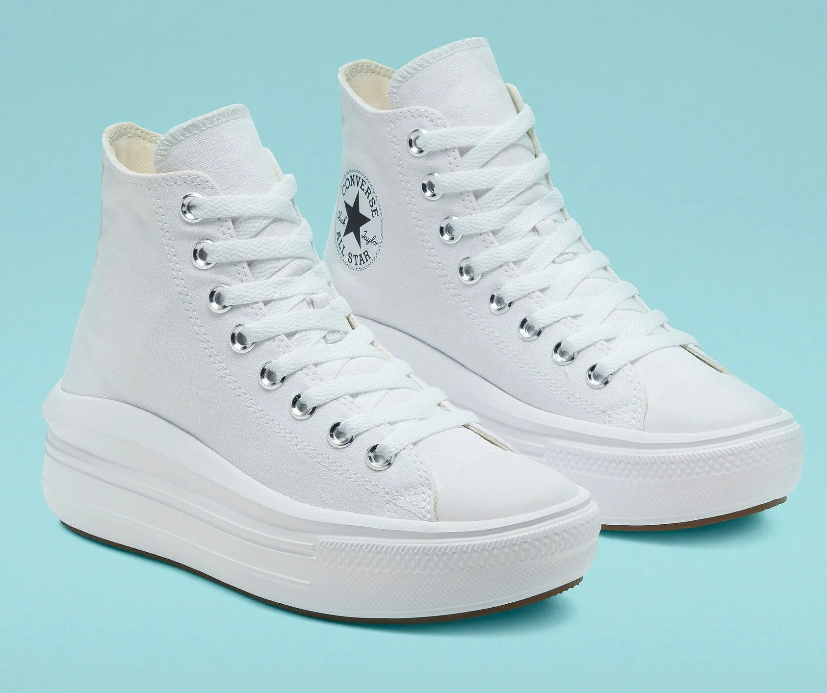 shoes Converse Chuck Taylor All Star Move Platform Hi - 568498/White/Natural Ivory/Black - women´s